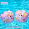 Brazaletes Inflables de Dibujos Animados para Niños, Mangas Flotadoras Inflables Engrosadas, Mangas de Natación de Unicornio y Sirena para Principiantes, Disponibles para Dropshipping