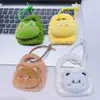 Fundas para auriculares de lana tejidas a mano, monederos tejidos, llaveros con dibujos animados, colgantes y bisutería al por mayor.