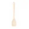 Conjunto de utensílios de cozinha em silicone branco leitoso estilo nórdico, resistente ao calor, antiaderente, inclui espátula, concha de sopa de silicone e escumadeira para culinária caseira