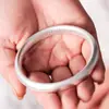Novo Estilo Chinês Sólido Boca Fechada Sutra do Coração Método Antigo Herdado Pulseira Banhada a Cobre e Prata Moda Feminina Fosco Pulseira de Concubina Imperial Escritura