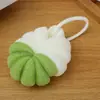 Flor de Baño Creativa de Calabaza Alta Elasticidad Suave Espumosa Bola de Baño Con Cordón Se Puede Colgar Bola Exfoliante para Ducha de Baño