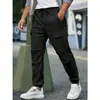 Sitio web independiente eBay 2026 Pantalones casuales de pierna recta de color liso estilo americano para hombre, primavera y otoño, con cordón, pantalones largos casuales únicos al por mayor