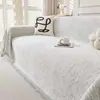 2026 Novo Tecido para Capa de Sofá Chenille Estilo Creme Universal Todas as Estações Cobertura Completa Protetor de Sofá Almofada de Assento