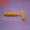 4Klg60107 Amarillo Biela de 4 Agujeros Biela de Agujero Octagonal Varilla de Plástico Varilla Multioctagonal Piezas para Producción Pequeña