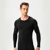 Camiseta de Entrenamiento para Correr y Fitness Ajustada para Hombre Amazon Elástica de Secado Rápido Manga Larga 1E18