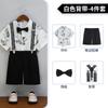 Trajes de tirantes para niños Verano Ropa de actuación para jardín de niños para niños Estilo nacional casual Camisa estampada