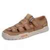 Zapatos transfronterizos para hombre de talla grande 2026 verano nuevos zapatos huecos perforados transpirables para hombre, adecuados para uso al aire libre, conducir y sandalias casuales antideslizantes