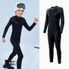 Ropa de esquí para niños de otoño e invierno de secado rápido, ropa interior térmica deportiva a prueba de viento para exteriores, ropa de otoño, traje SGY10