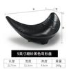 Prato de lanche preto fosco estilo japonês melamina imitação de porcelana bar ktv churrasco plástico prato de prato frio louça comercial