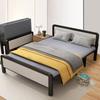 Cama plegable de alquiler del fabricante para la pausa del almuerzo, Camas de campaña plegables con 60% de descuento, Cama doméstica con estructura de hierro, Cama individual plegable portátil doble