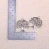 Serie Árbol de la Vida Colgantes de Aleación Accesorios Planta Colgantes Pequeños Accesorios para Joyería DIY Adornos Colgantes Venta Caliente Transfronteriza