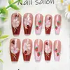24 PIEZAS Colección de Arte para Uñas Bestseller Transfronterizo Navidad Halloween Flor Uñas Portátiles Ojo de Gato Halloween Piezas de Uñas Portátiles