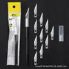 Cuchillo de Tallar de Venta Caliente Transfronterizo Juego de Cuchillos para Cortar Papel Modelo de Sello de Goma para Tallado de Papel Estudiante Cuchillo Manual para Cortar Papel Venta al por Mayor