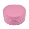 Caja de Almacenamiento de Joyería Portátil de Cuero con Patrón de Cruz Rosa para Anillos, Aretes, Lápiz Labial, Regalos Promocionales