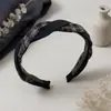 Diadema de ala ancha para mujer, versátil, diadema de corona alta, nuevo estilo 2026, elegante pinza para el pelo retorcida, accesorio para el cabello