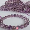 Pulsera de Amatista Natural para Mujer Amatista Lavanda de Hielo Alto Amatista Brasileña Cuentas Cuentas de Cristal