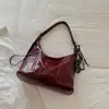 Bolso tote retro de gran capacidad de color sólido para el día a día, nueva colección otoño 2026, bolso de hombro/bolso cruzado elegante y único
