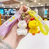 Chaveiro Criativo de Resina Rosto Gordinho Porquinho Fofo Adorável Boneca Pet Pingente para Bolsa de Casal Presente para Crianças Ornamento