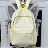 Mochila Artística Fresca Estilo Coreano con Lunares, Alto Valor Estético, Mochila Estilo Universitario para Estudiantes de Secundaria y Preparatoria para Clase y Viajes