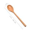 Cuchara de madera comercial mango largo cuchara para mezclar cuchara pequeña condimento alargada café nuez en polvo cuchara sopera miel cuchara para hielo cuchara de postre