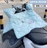 Colcha de Parabrisas Eléctrica de Grosor Medio Neutra para Todas las Estaciones, Protector Solar Impermeable Delgado para Verano y Protector Solar para Vehículos Eléctricos y Motocicletas en Primavera y Otoño