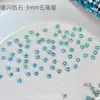 3mm Estrela de Cinco Pontas Zircônia 5A Pedras de Strass para Nail Art Enfeites Celebridade da Internet Super Brilho Estrelas Mini Coloridas Strass de Fundo Plano Pacote Misto