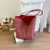 Bolsa de um ombro brilhante estilo coreano, bolsa de nylon xadrez dupla face, fresca e de grande capacidade, bolsa tote versátil para o dia a dia, bolsa de ombro