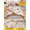 Funda de colchón de terciopelo de leche, funda de edredón, adecuada para dormitorios de estudiantes, cama individual, 90x190, invierno, con forro de felpa añadido y material engrosado