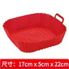 Tapete de Silicona para Freidora de Aire Transfronterizo, Bandeja para Hornear Lavable, Tapete para Barbacoa, Fácil de Limpiar, Resistente a Altas Temperaturas, Forro para Bandeja de Horno
