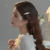 Acessórios de Cabelo Estilo Barroco Vintage Pérola Pequeno Grampo de Cabelo Alto Valor de Cor Franja Lateral Cabelo Quebrado Mini Adorno de Cabeça de Fada