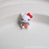 Gato de Dibujos Animados Resina Accesorios Parche Lazo Gato Crema Pegamento Funda para Teléfono Aretes Accesorios para el Cabello Material