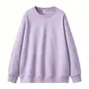 Sudadera Unisex de Algodón Mezclado Imitación Algodón Cuello Redondo, Estilo Holgado, Sudadera de Grupo, Personalización por Imagen, Fabricante de la Fuente de Imagen