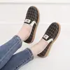 Zapatos de Lona Estilo Primavera y Otoño 2026 Zapatos Casuales Versátiles para Mujer sin Cordones Zapatos de Tela con Suela de Goma Estilo Viejo Pekín Zapatos de Trabajo