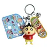 Llavero Auténtico de Patineta Lindo y Moderno de Crayon Shin-Chan Colgante Divertido y Sanador para Mochila de Estudiante Regalo Creativo Femenino