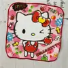 20*20 toalha pequena fofa de desenho animado toalha quadrada pequena para jardim de infância toalha absorvente gatinho Merlot Gêmeos