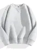 Sudadera Pesada de Cuello Redondo para Hombres y Mujeres Primavera y Otoño Nueva Camiseta de Color Puro para Hombre 2025 Chaqueta Casual Americana Tops de Pareja