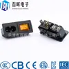Baihui 2026 Temporada de Primavera Certificado de Segurança Plugue de Tomada AC Dois em Um com Interruptor, Plugue Industrial de Três Pinos com Luz