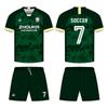 Conjunto de Uniforme de Fútbol por Sublimación Personalizado Nuevo de Secado Rápido Transpirable Camiseta de Fútbol Verano Deportes al Aire Libre Hombres Manga Corta