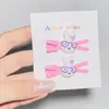 Gafas de Colores Conejo Miffy Pinza Cruzada Pasador para el Cabello Infantil Versátil Flequillo Ins Pinza de Pico de Pato Accesorio para el Cabello Nuevo Venta al por Mayor