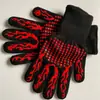 Luvas de Alta Temperatura para Churrasco Fornecimento Direto da Fábrica Algodão churrasco Churrasco Micro-ondas Forno Anti-queimadura Camada Dupla Segurança Protetor Mãos