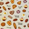 Nuevas Pegatinas para Uñas de Repostería de Postres Cordero Casual Estéreo 5D Gelatina Taza de Agua Teléfono Móvil Pegatinas Decorativas DIY