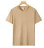 Algodão de Xinjiang 200g verão estilo americano marca da moda unissex peso pesado camiseta de manga curta para casal top casual de meia-manga