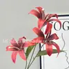 Planta de flor de simulación roja flor escena de boda al aire libre diseño decoración de interiores auditorio fábrica de flores artificiales venta al por mayor