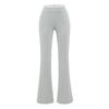 Pantalones de Yoga Acampanados Coloridos de Verano Delgados con Encaje, Entalle Slim, Cintura Ceñida, Ajuste a la Cadera, Transfronterizos del Sudeste Asiático, Pantalones Casuales