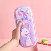 Caja de papelería de dibujos animados linda para niños estudiante niño niña bolsa de papelería estuche de gran capacidad estuche tridimensional al por mayor