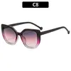 Gafas de sol retro de moda estilo coreano con montura grande nueva, Gafas versátiles con protección UV para mujer, Gafas de moda de celebridad de internet