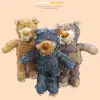 Novos Produtos de Brinquedos para Pets: Urso Pedinte, Pelúcia Popular Resistente a Mordidas com Som, Brinquedo para Limpeza dos Dentes de Cachorro, Venda por Atacado do Fabricante