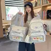 2026 Mochila Grande de Orejas de Gato y Estrellas Linda para Estudiantes de Secundaria Bolso Cruzado Versátil Fresco y Femenino Bolso Ita