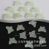 Borboleta de Vidro Tridimensional Gradiente Duas Cores Peixe Pequeno Furo Reto Contas Soltas DIY Grampo de Cabelo Feito à Mão Acessórios de Cabelo