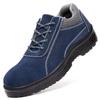 Zapatos de Protección Laboral de Piel de Vaca al por Mayor, Punteras de Acero, Anti-Golpes, Anti-Perforación, Resistentes al Desgaste, Antideslizantes, Resistentes al Aceite, Zapatos de Seguridad con Suela de Goma